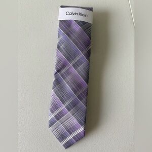 Calvin‎ Klein Silk Blend Lavender Tie NWT $70 Office Career Church Prom Party